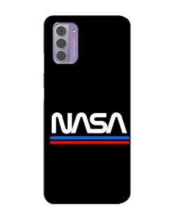 Чехол для Nokia G42 с картинкой «NASA — классика Red Blue»