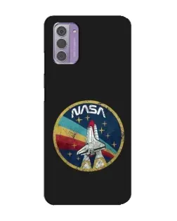Чехол для Nokia G42 с картинкой «NASA — эмблема миссии»