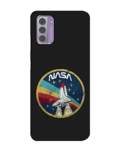 Чехол для Nokia G42 с картинкой «NASA — эмблема миссии»