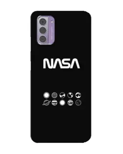 Чехол для Nokia G42 с картинкой «NASA — технический принт»