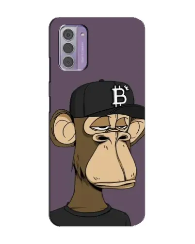 Чехол для Nokia G42 с картинкой «Bored Ape в кепке»