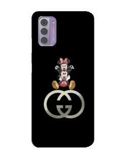 Чехол для Nokia G42 с картинкой «Минни Маус на лого»