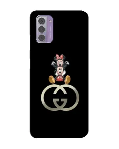 Чехол для Nokia G42 с картинкой «Минни Маус на лого»