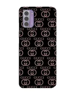 Чехол для Nokia G42 с картинкой «Классическая монограмма Gucci»