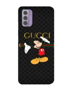 Чехол для Nokia G42 с картинкой «Микки Маус Gucci»