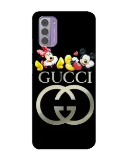 Чехол для Nokia G42 с картинкой «Gucci — герои Disney»