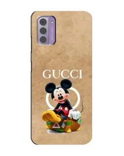 Чехол для Nokia G42 с картинкой «Микки Маус Gucci — крафт»