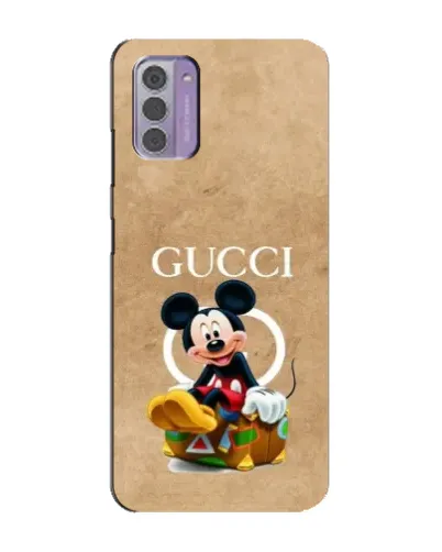 Чехол для Nokia G42 с картинкой «Микки Маус Gucci — крафт»