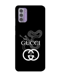 Чехол для Nokia G42 с картинкой «Gucci — серебряная змея»