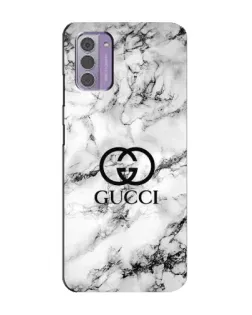 Чехол для Nokia G42 с картинкой «Gucci — мраморный шик»