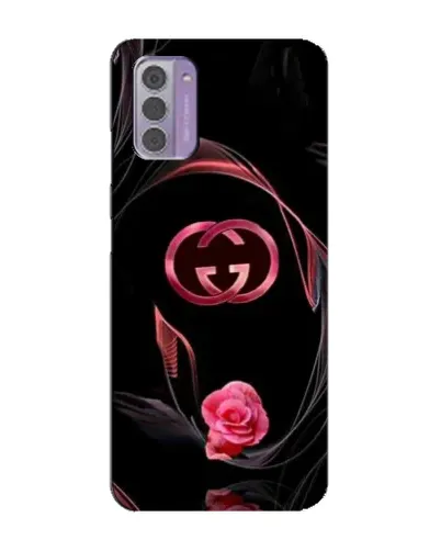Чехол для Nokia G42 с картинкой «Gucci — неоновая роза»
