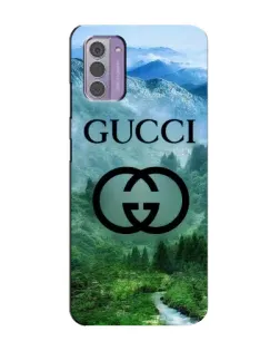 Чехол для Nokia G42 с картинкой «Gucci — горный пейзаж»