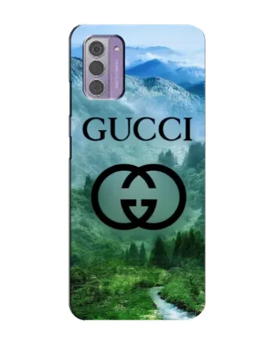 Чехол для Nokia G42 с картинкой «Gucci — горный пейзаж»
