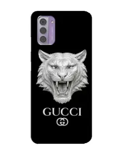 Чехол для Nokia G42 с картинкой «Gucci — серебряный лев»