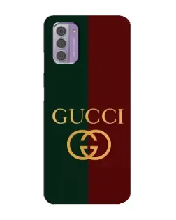 Чехол для Nokia G42 с картинкой «Gucci — темно-зеленый градиент»