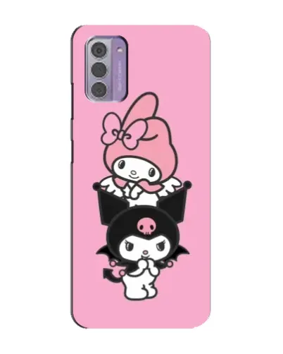 Чехол для Nokia G42 с картинкой «My Melody и Kuromi» Чехол для Nokia G42 с картинкой «My Melody и Kuromi»
