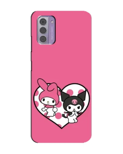 Чехол для Nokia G42 с картинкой «Kuromi и My Melody» Чехол для Nokia G42 с картинкой «Kuromi и My Melody»