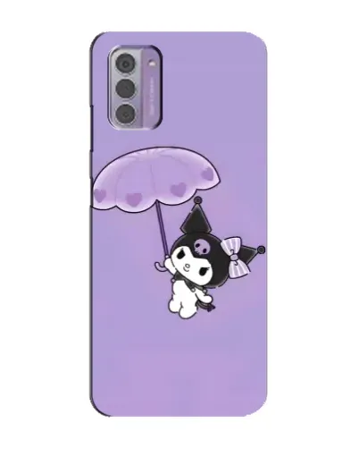 Чехол для Nokia G42 с картинкой «Kuromi с зонтиком» Чехол для Nokia G42 с картинкой «Kuromi с зонтиком»