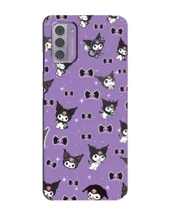 Чехол для Nokia G42 с картинкой «Kuromi — паттерн»