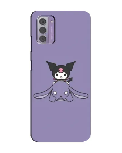Чехол для Nokia G42 с картинкой «Kuromi на лиловом фоне» Чехол для Nokia G42 с картинкой «Kuromi на лиловом фоне»
