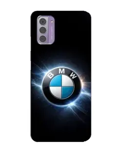 Чохол для Nokia G42 з картинкою «BMW — неонове сяйво»
