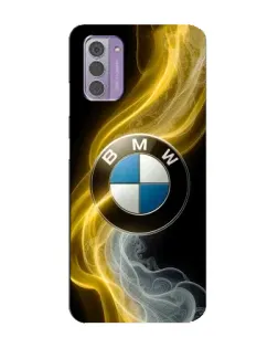 Чохол для Nokia G42 з картинкою «Золотистий дим BMW»