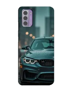 Чохол для Nokia G42 з картинкою «BMW у вогнях міста»