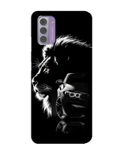 Чохол для Nokia G42 з картинкою «BMW та лев» Чохол для Nokia G42 з картинкою «BMW та лев»