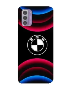 Чохол для Nokia G42 з картинкою «Логотип BMW та неонові дуги»