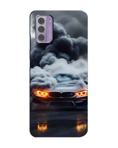 Чохол для Nokia G42 з картинкою «BMW у диму» Чохол для Nokia G42 з картинкою «BMW у диму»