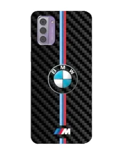 Чохол для Nokia G42 з картинкою «Емблема BMW та карбон»