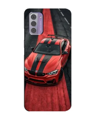 Чохол для Nokia G42 з картинкою «BMW на червоній доріжці» Чохол для Nokia G42 з картинкою «BMW на червоній доріжці»