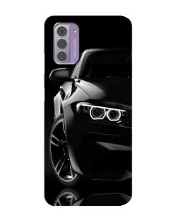 Чехол для Nokia G42 с картинкой «Черная BMW — профиль» Чехол для Nokia G42 с картинкой «Черная BMW — профиль»