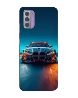 Чехол для Nokia G42 с картинкой «BMW — огни неона» Чехол для Nokia G42 с картинкой «BMW — огни неона»