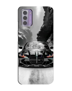 Чехол для Nokia G42 с картинкой «BMW — акварельный дрифт» Чехол для Nokia G42 с картинкой «BMW — акварельный дрифт»