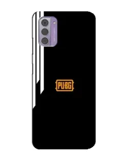 Чехол для Nokia G42 с картинкой «PUBG — вертикальные линии»