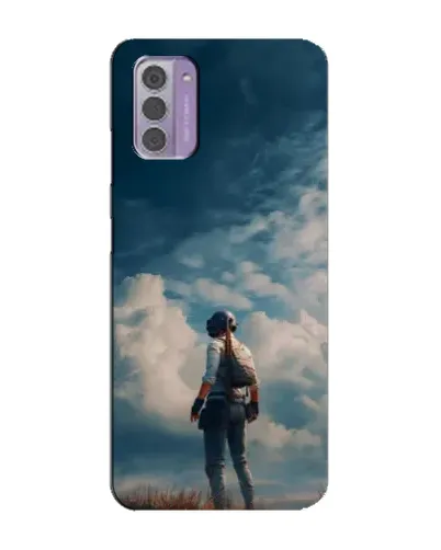 Чехол для Nokia G42 с картинкой «Герой PUBG на скале» Чехол для Nokia G42 с картинкой «Герой PUBG на скале»