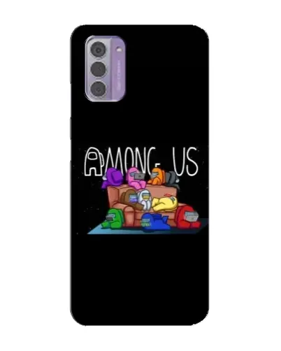 Чехол для Nokia G42 с картинкой «Логотип Among Us» Чехол для Nokia G42 с картинкой «Логотип Among Us»