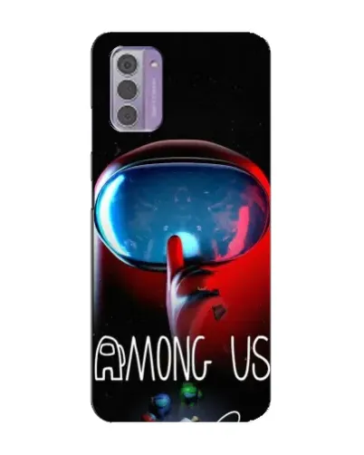 Чехол для Nokia G42 с картинкой «Красный импостер — макро» Чехол для Nokia G42 с картинкой «Красный импостер — макро»