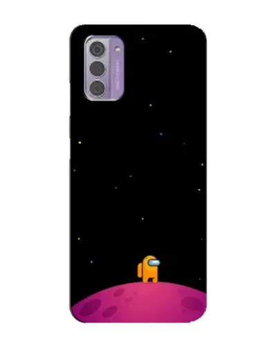 Чехол для Nokia G42 с картинкой «Одинокий герой на планете» Чехол для Nokia G42 с картинкой «Одинокий герой на планете»