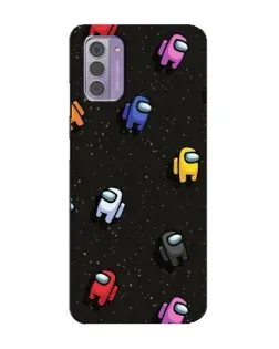 Чехол для Nokia G42 с картинкой «Космический паттерн Among Us»