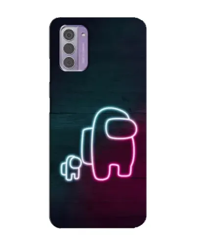 Чехол для Nokia G42 с картинкой «Among Us неон-арт» Чехол для Nokia G42 с картинкой «Among Us неон-арт»