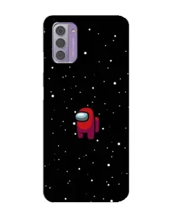 Чехол для Nokia G42 с картинкой «Красный Among Us»