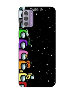 Чехол для Nokia G42 с картинкой «Команда Among Us»