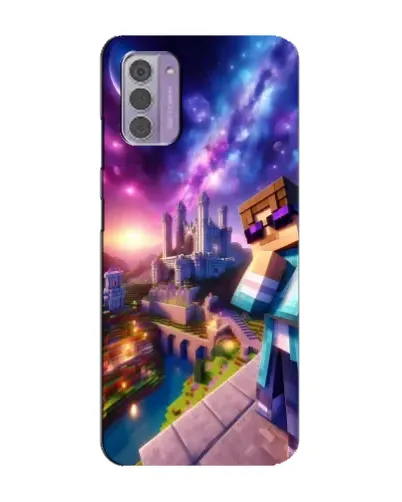 Чехол для Nokia G42 с картинкой «Стив и космос»