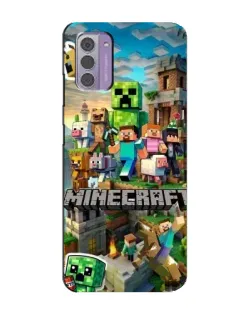 Чехол для Nokia G42 с картинкой «Замок Minecraft»