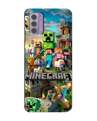Чехол для Nokia G42 с картинкой «Замок Minecraft»
