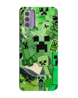 Чехол для Nokia G42 с картинкой «Криперы Minecraft»