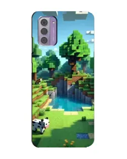 Чехол для Nokia G42 с картинкой «Minecraft летний день»
