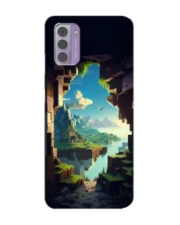 Чехол для Nokia G42 с картинкой «Вид из пещеры»